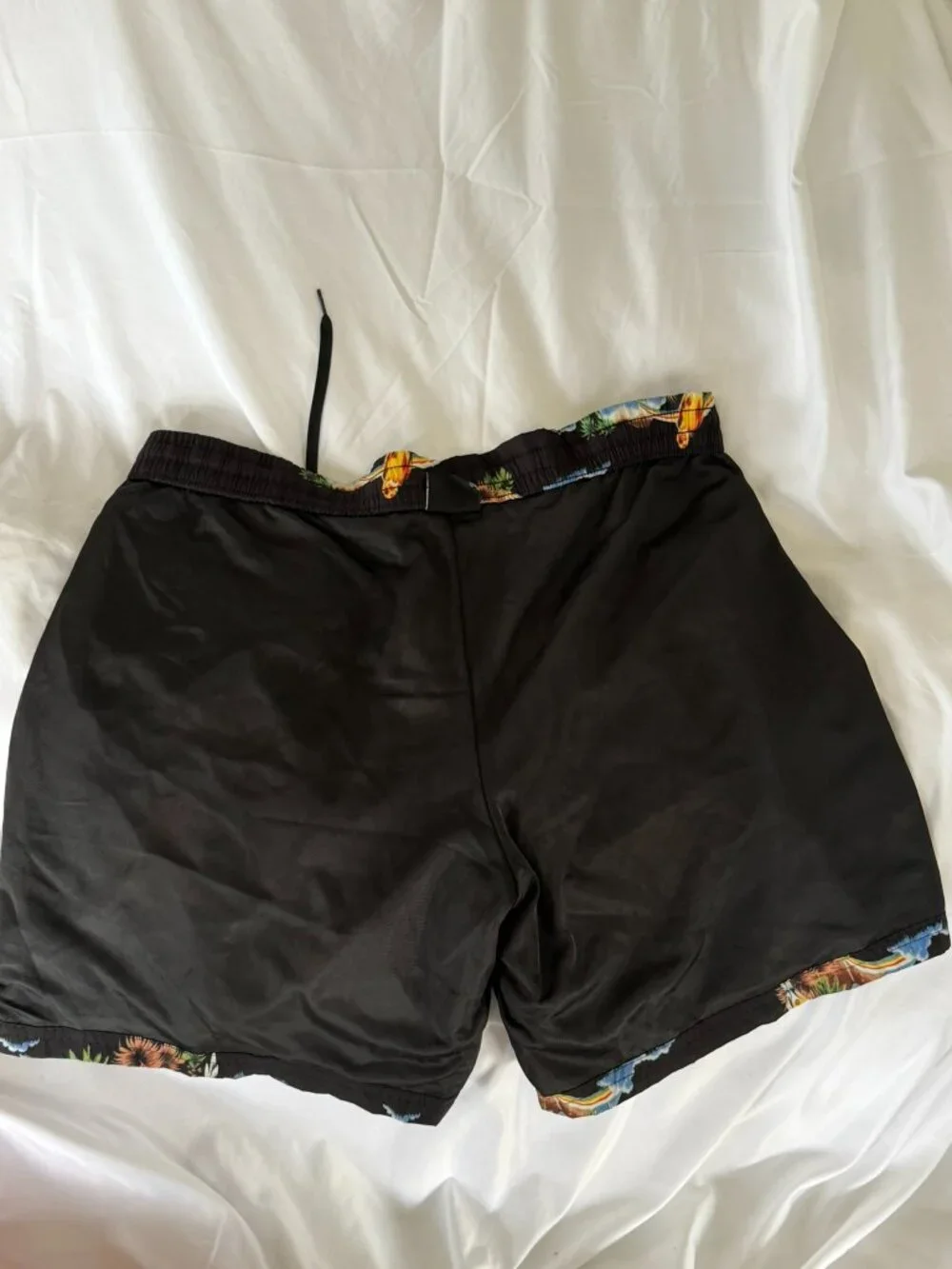 Vans Hoffman California Fabrics Tropical Parrot Print Swim Trunks XL